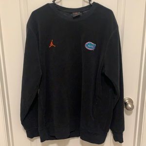 Florida Gators 🐊 Jordan Black Fleece Crewneck